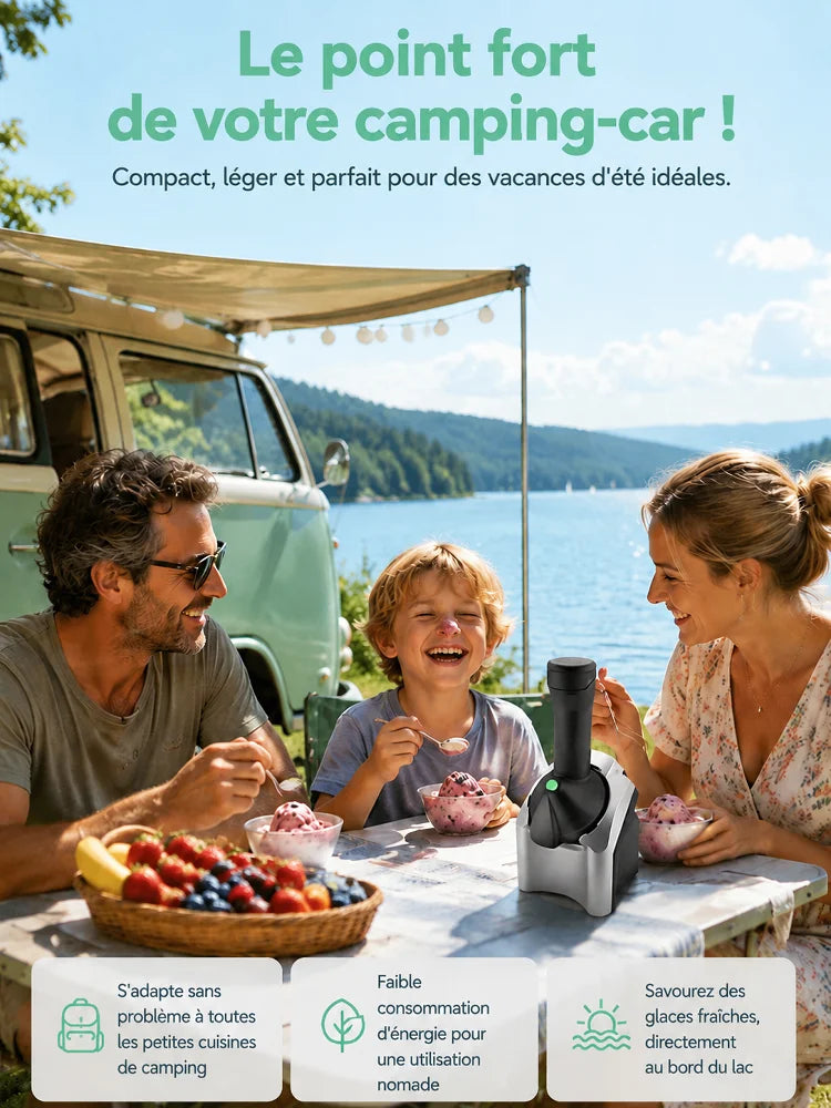 Fruizz™ | Il Fait Très Chaud... Rafraîchissez-Vous Avec une Glace Maison 100 % Naturelle en Seulement 60 Secondes !