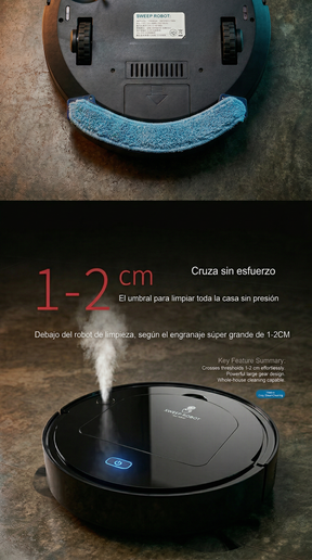 Robot Aspirador Inteligente Multifuncional