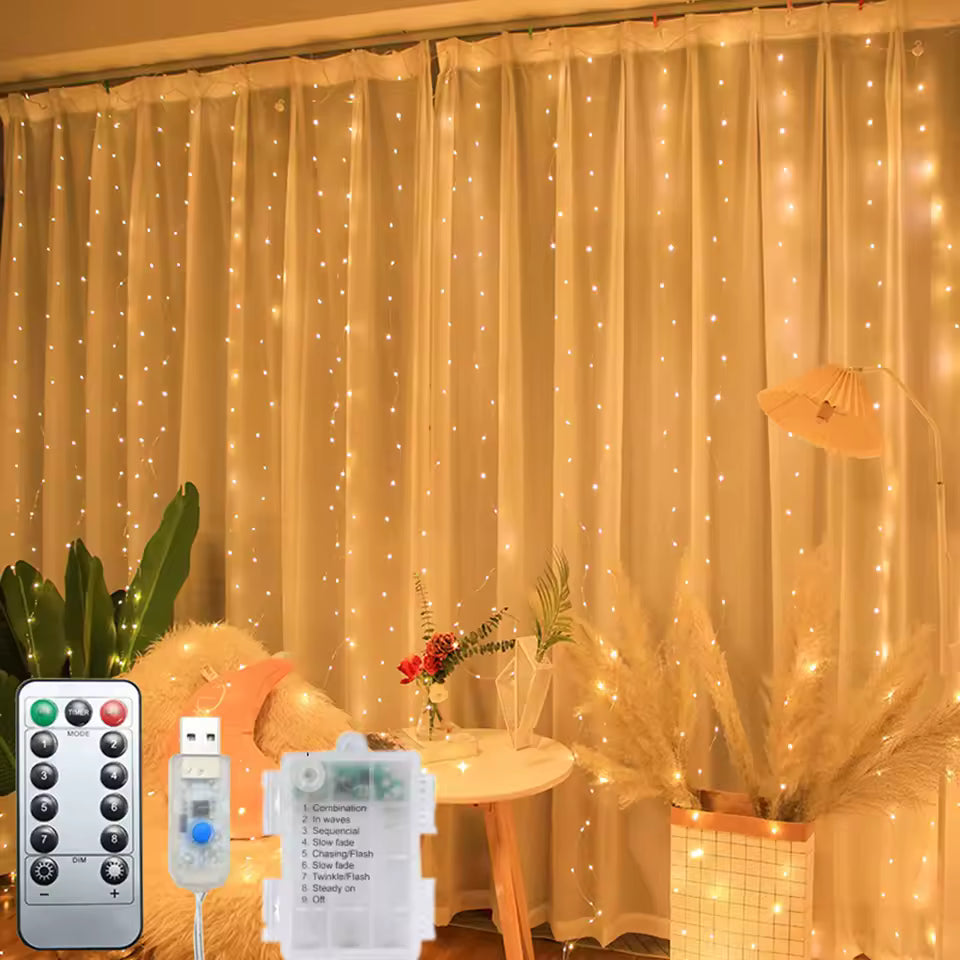 “¿Cansado de decoraciones sin gracia? Dale vida a tus fiestas con la Guirnalda LED 3M USB”