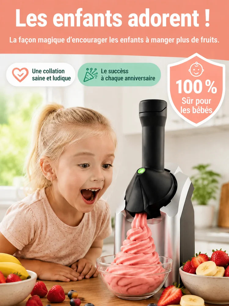 Fruizz™ | Il Fait Très Chaud... Rafraîchissez-Vous Avec une Glace Maison 100 % Naturelle en Seulement 60 Secondes !