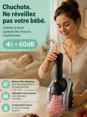 Fruizz™ | Il Fait Très Chaud... Rafraîchissez-Vous Avec une Glace Maison 100 % Naturelle en Seulement 60 Secondes !