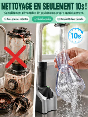 Fruizz™ | Il Fait Très Chaud... Rafraîchissez-Vous Avec une Glace Maison 100 % Naturelle en Seulement 60 Secondes !