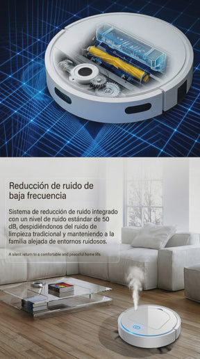 Robot Aspirador Inteligente Multifuncional